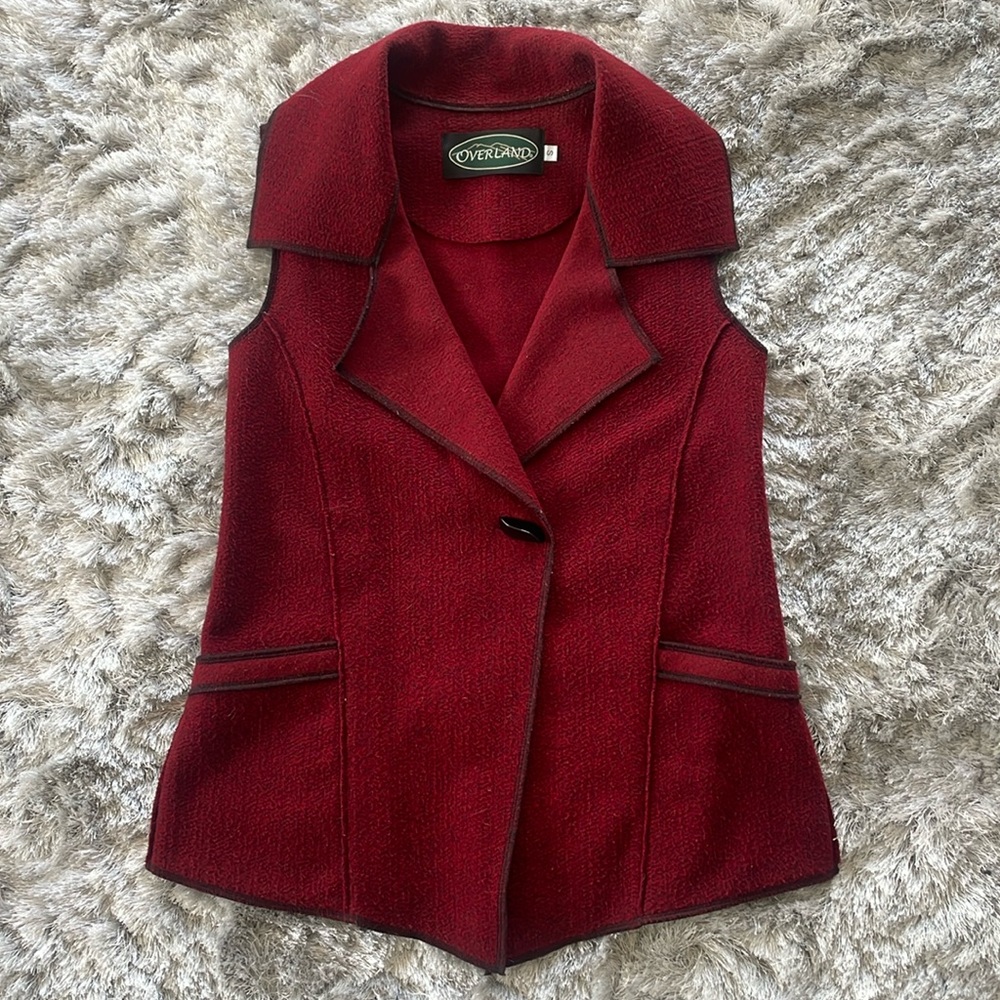 Red Overland Vest